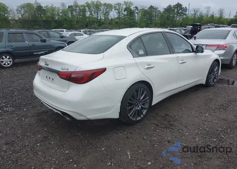 2023 Infiniti Q50 Red Sport 400 Awd z USA, uszkodzony, nr VIN JN1FV7DR8PM590919